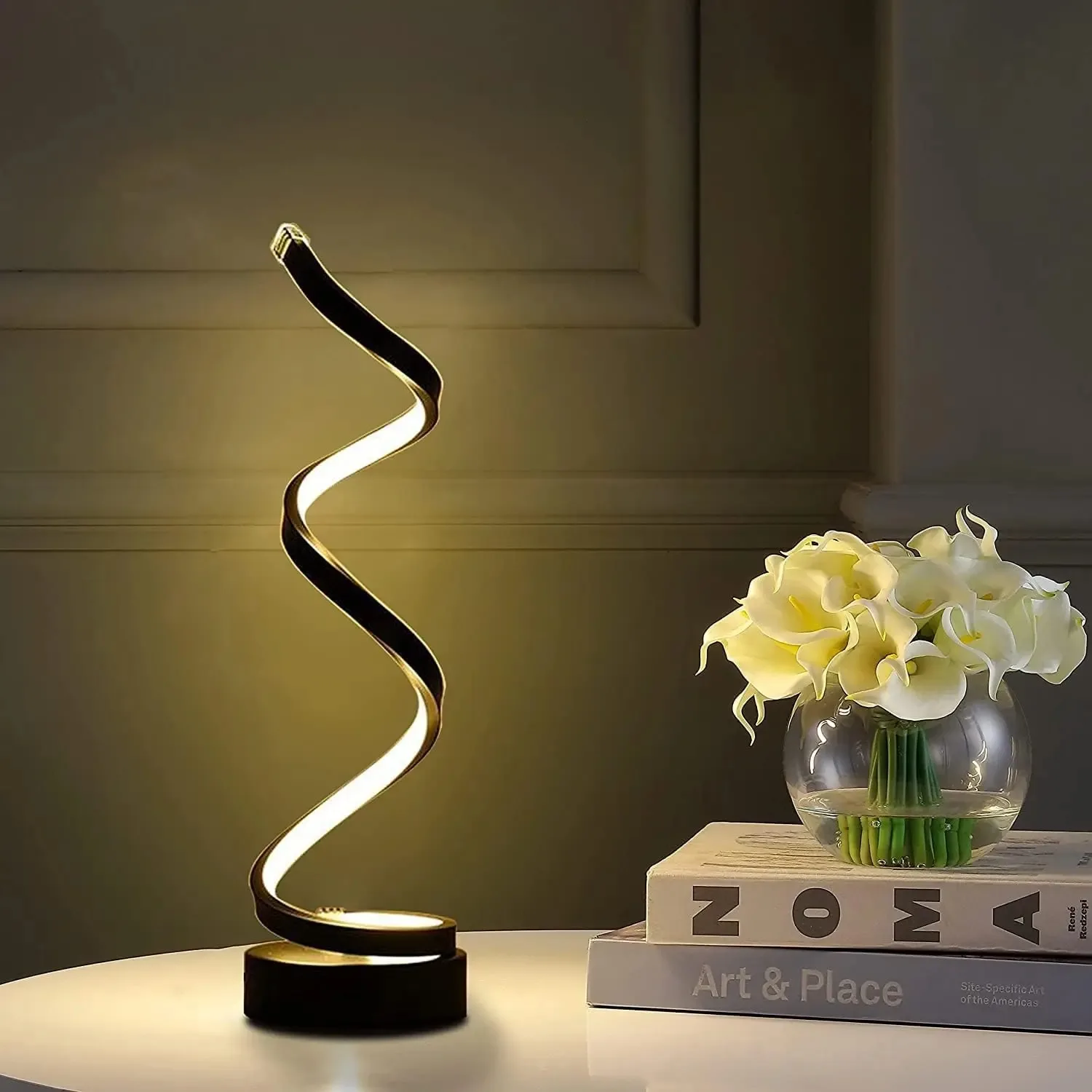Dimmable spiral LED table lamp - Image 4