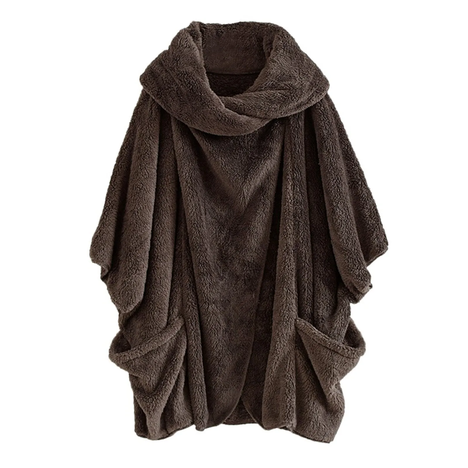 Oversized warm fleecy jacket - Image 8