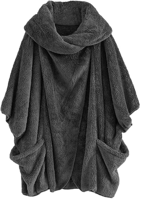 Oversized warm fleecy jacket - Image 14