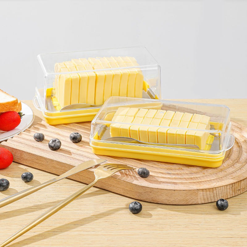 Butter slicer dish with lid and knife - Image 4