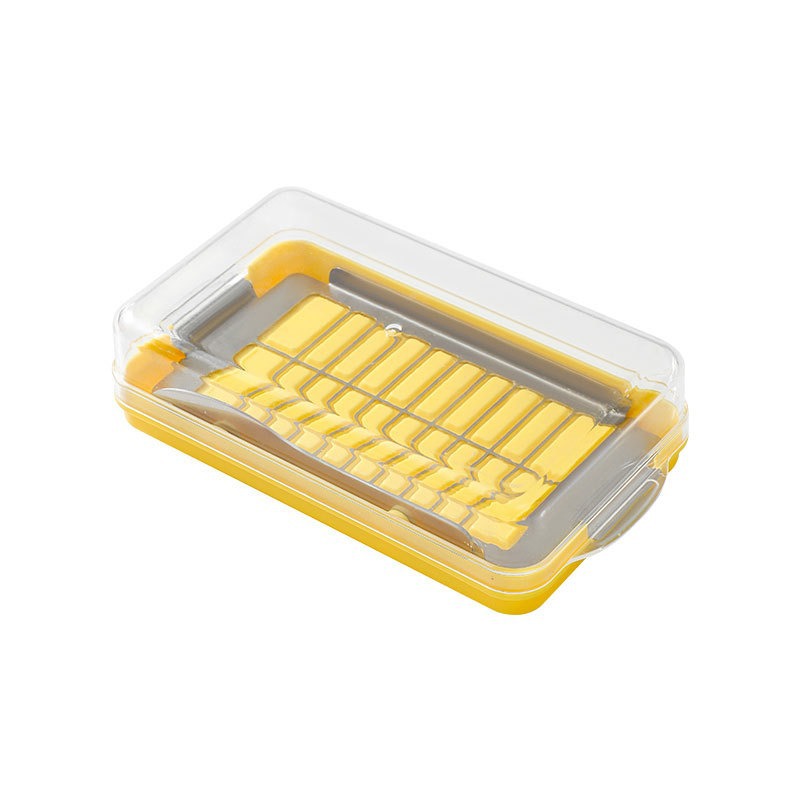 Butter slicer dish with lid and knife - Image 2