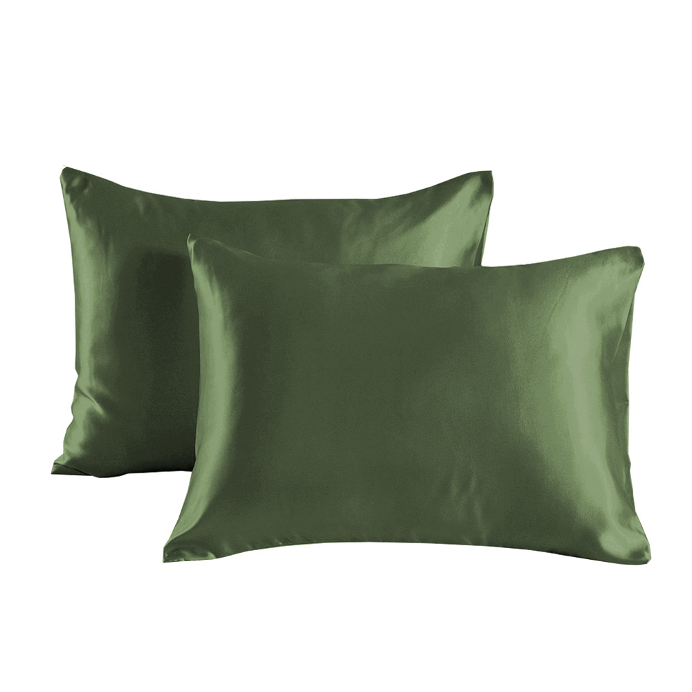 Smooth silky pillow case - 2pcs - Image 2