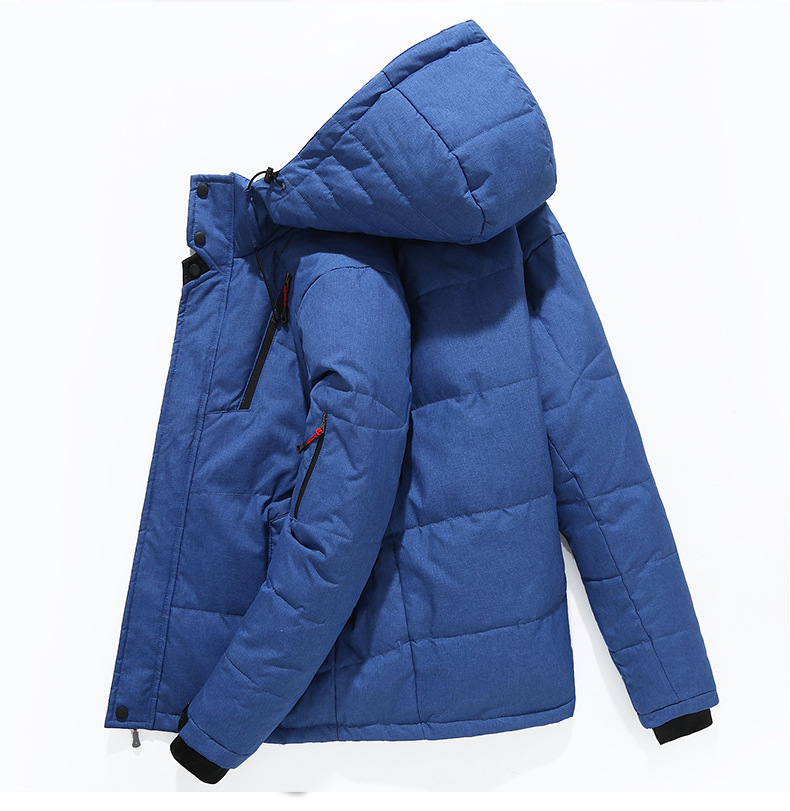 Warm hooded men's dawn jacket - Image 8