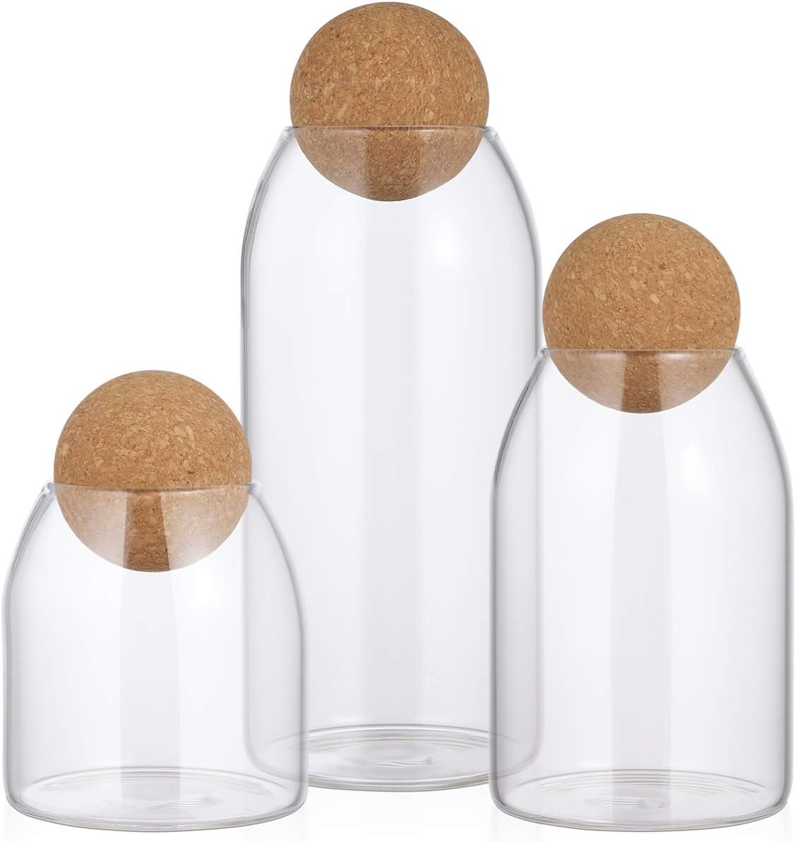 Kitchen clear glass storage jar - Image 2