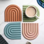 Heat resistant silicone kitchen mat