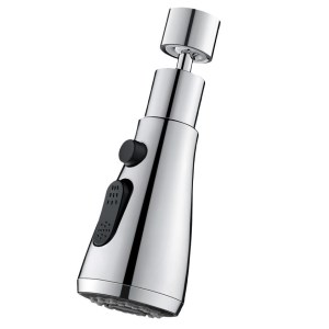 Rotatable faucet sprayer extender