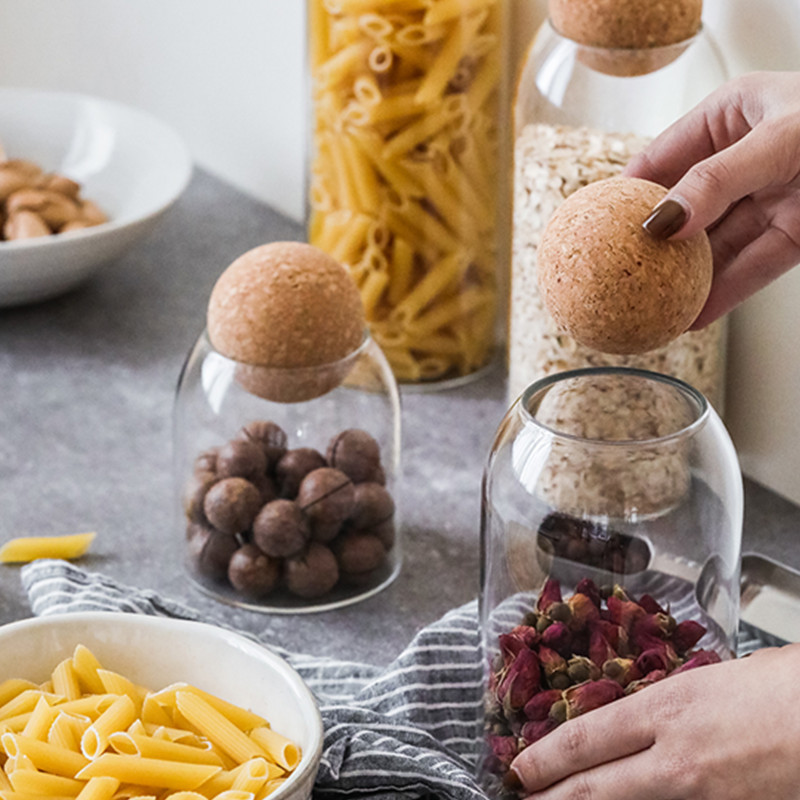 Kitchen clear glass storage jar - Image 12