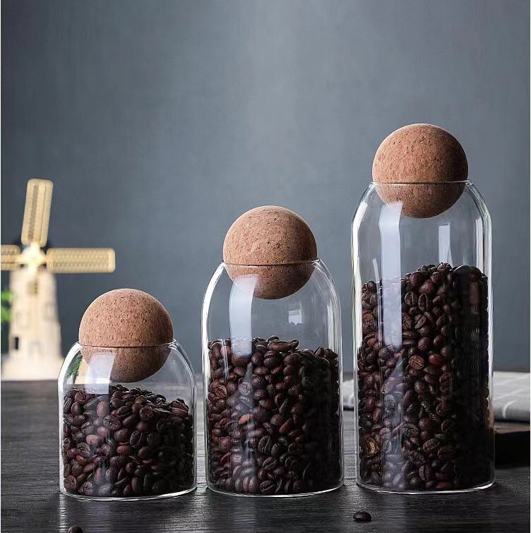 Kitchen clear glass storage jar - Image 13