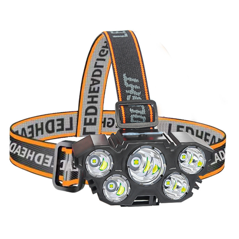 5 LED rechargeable headlamp