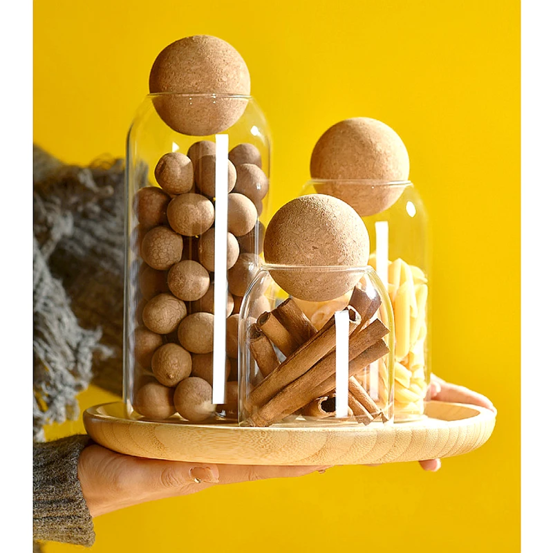 Kitchen clear glass storage jar - Image 17