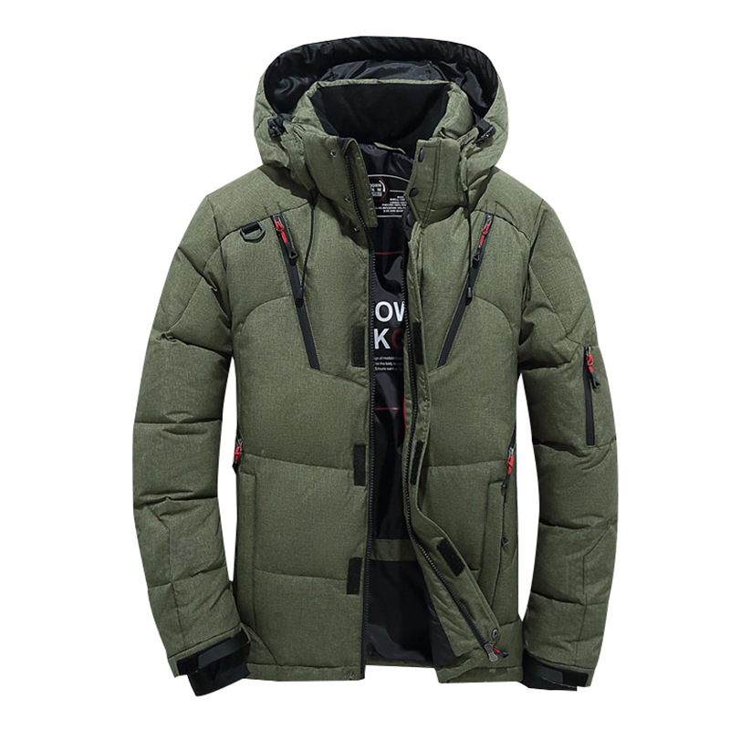 Warm hooded men's dawn jacket - Image 5
