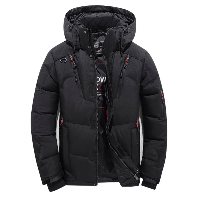 Warm hooded men's dawn jacket - Image 3