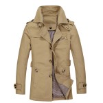 Elegant autumn men's trench coat