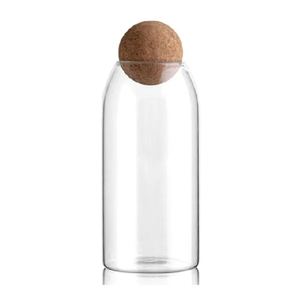 Kitchen clear glass storage jar - Image 4