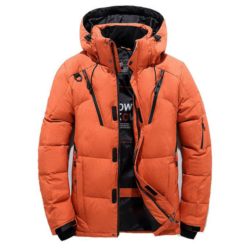 Warm hooded men's dawn jacket - Image 11