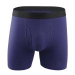 Comfortable long boxer shorts - 3pack navy