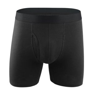 Comfortable long boxer shorts - 3pack black
