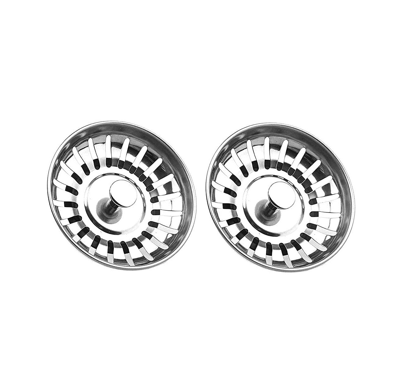 Stainless steel kitchen sink strainer - 2pack - Image 5