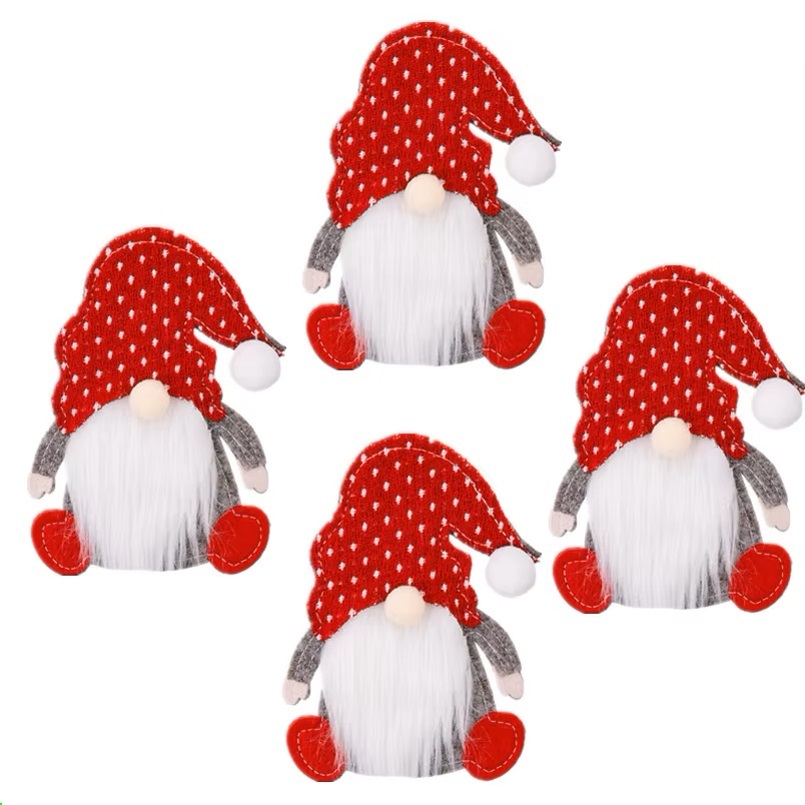 Decorative Santa Claus cutlery holder - 4pack - Image 5