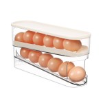Eggs storage dispenser with lid