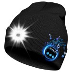 Beanie hat with music and LED Light