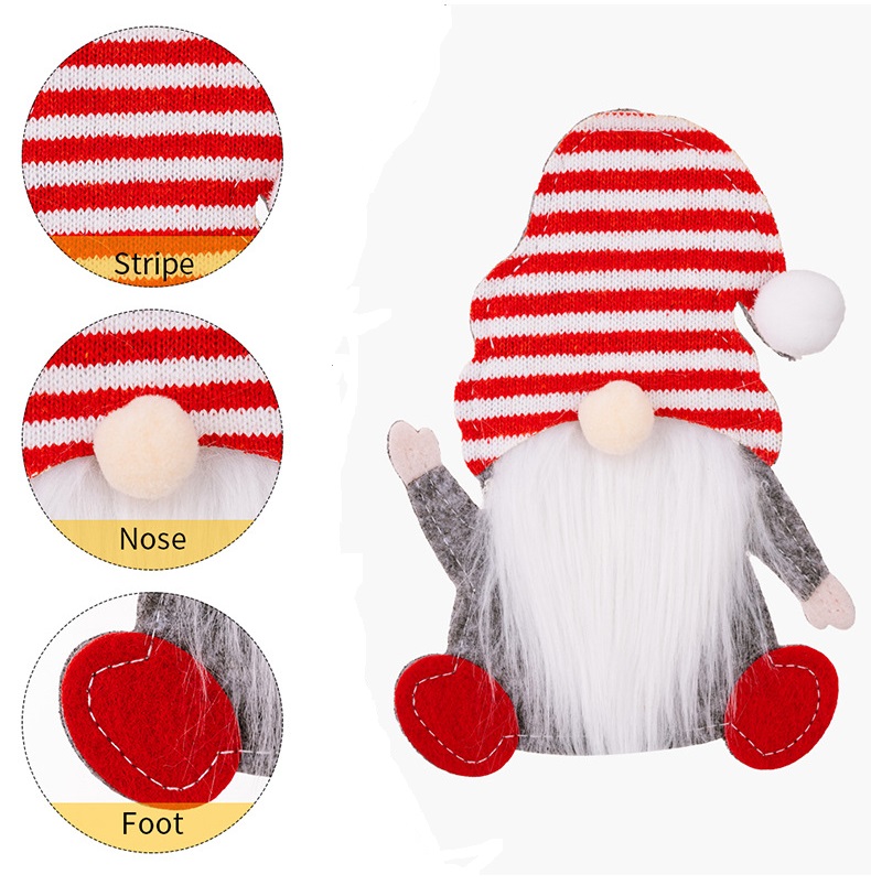 Decorative Santa Claus cutlery holder - 4pack - Image 9