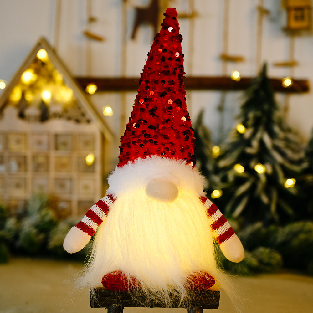 LED glowing Christmas elf doll - Image 4