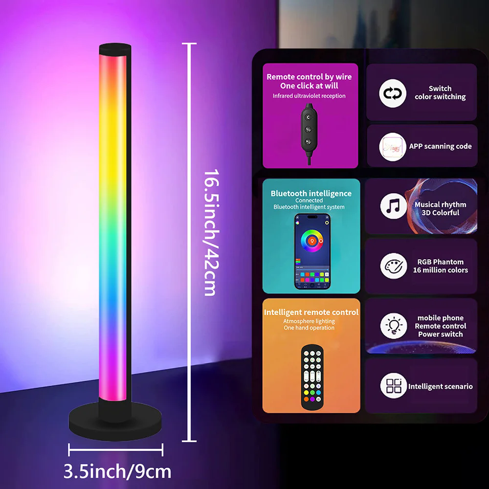 RGB smart LED ambient light with remote control - Image 8