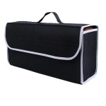 Foldable car trunk organizer bag