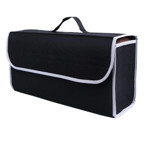 Foldable car trunk organizer bag