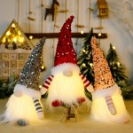 LED glowing Christmas elf doll