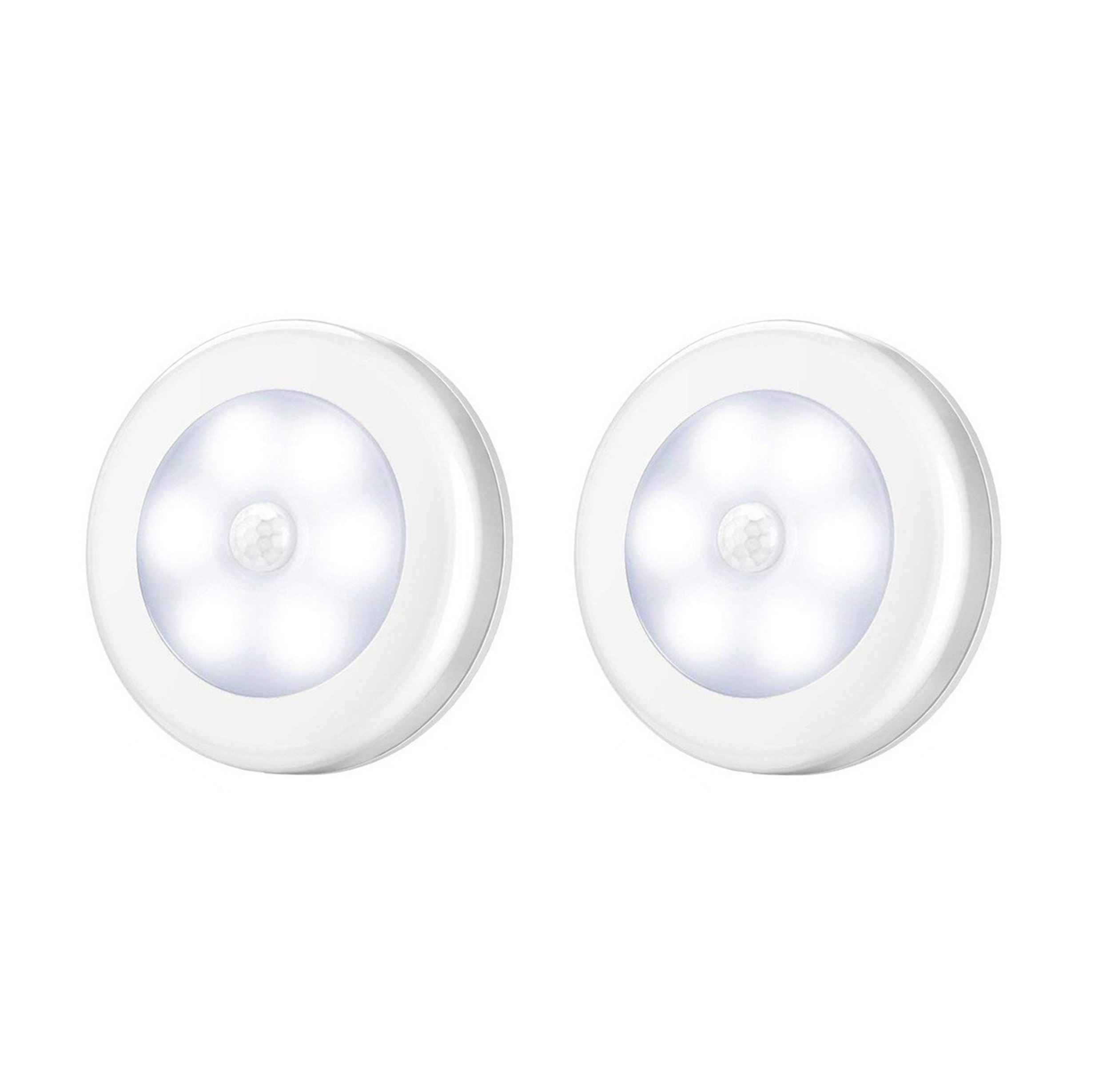 6 LED motion activated cool white wall light - 2pack - Image 2