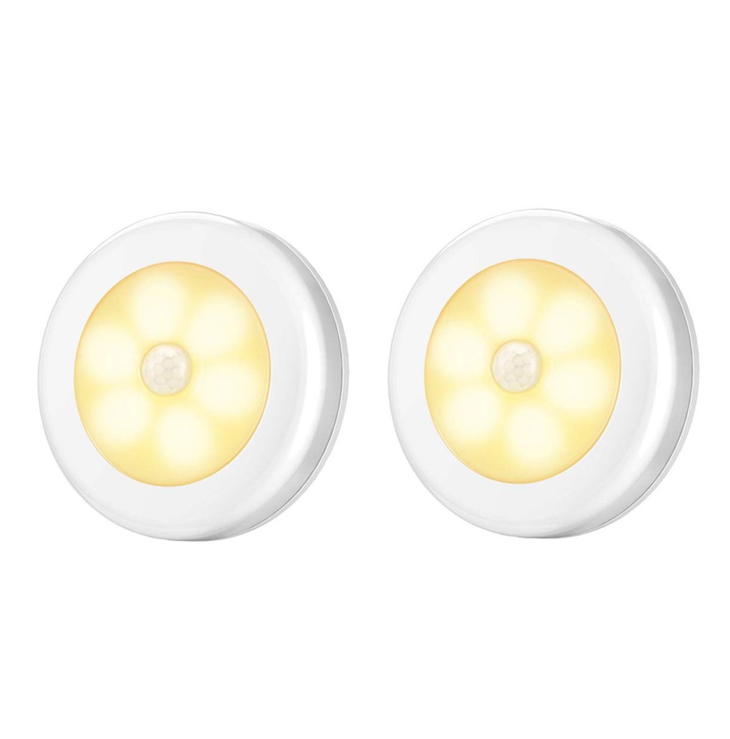 6 LED motion activated warm white wall light - 2pack - Image 5
