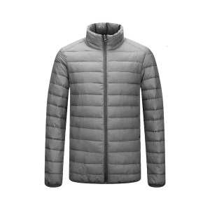 Ultra-thin lightweight jacket for men in Grey