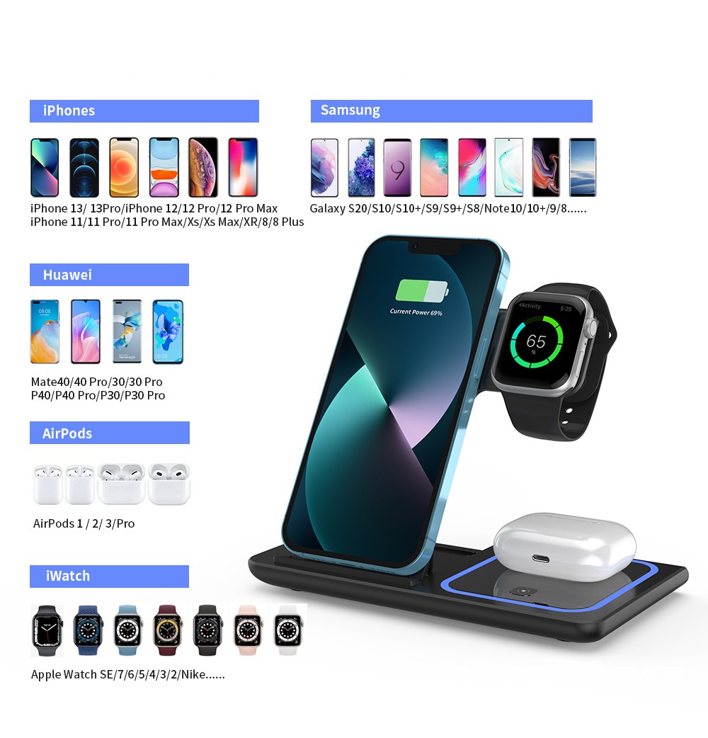 Multi-functional foldable wireless charging station - Image 8