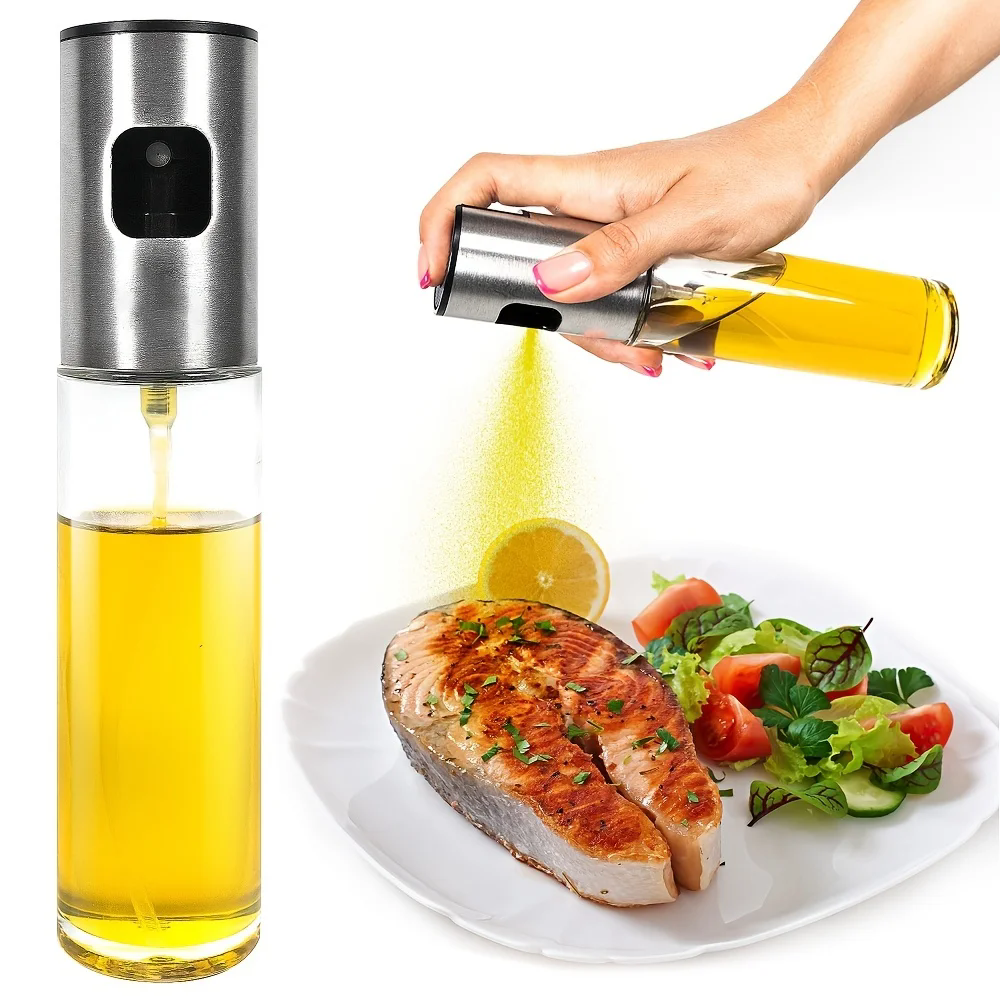Kitchen glass oil spray bottle