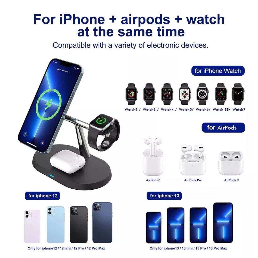 Multi-functional magnetic wireless charger stand - Image 16