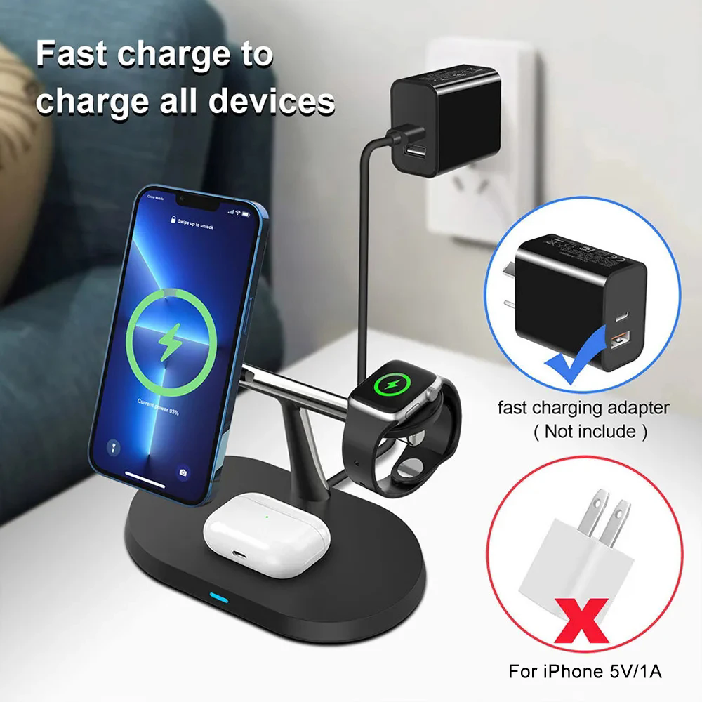 Multi-functional magnetic wireless charger stand - Image 14