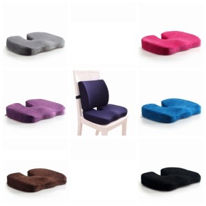 Memory foam mesh cover seat cushion