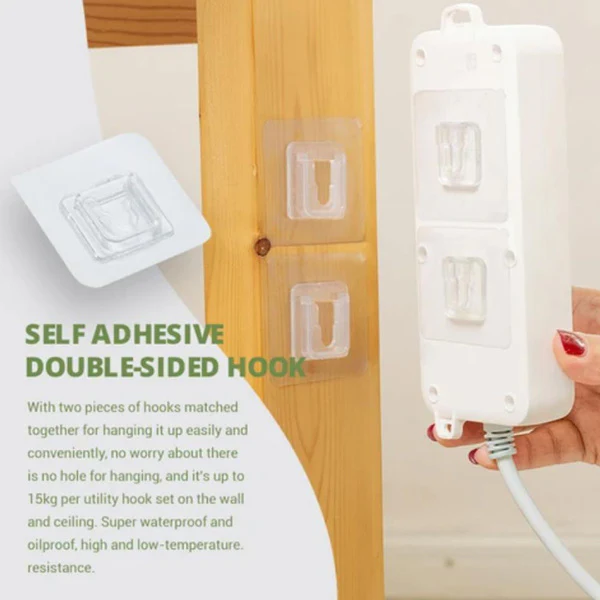 2 piece wall installation sticker hook - Image 7