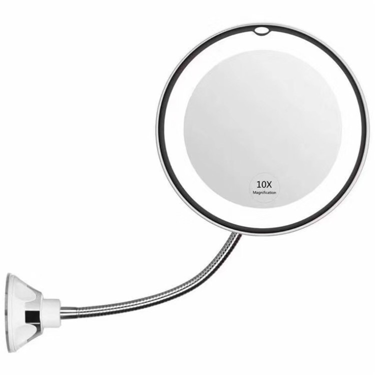 LED light flexible neck magnifying makeup mirror - Image 4