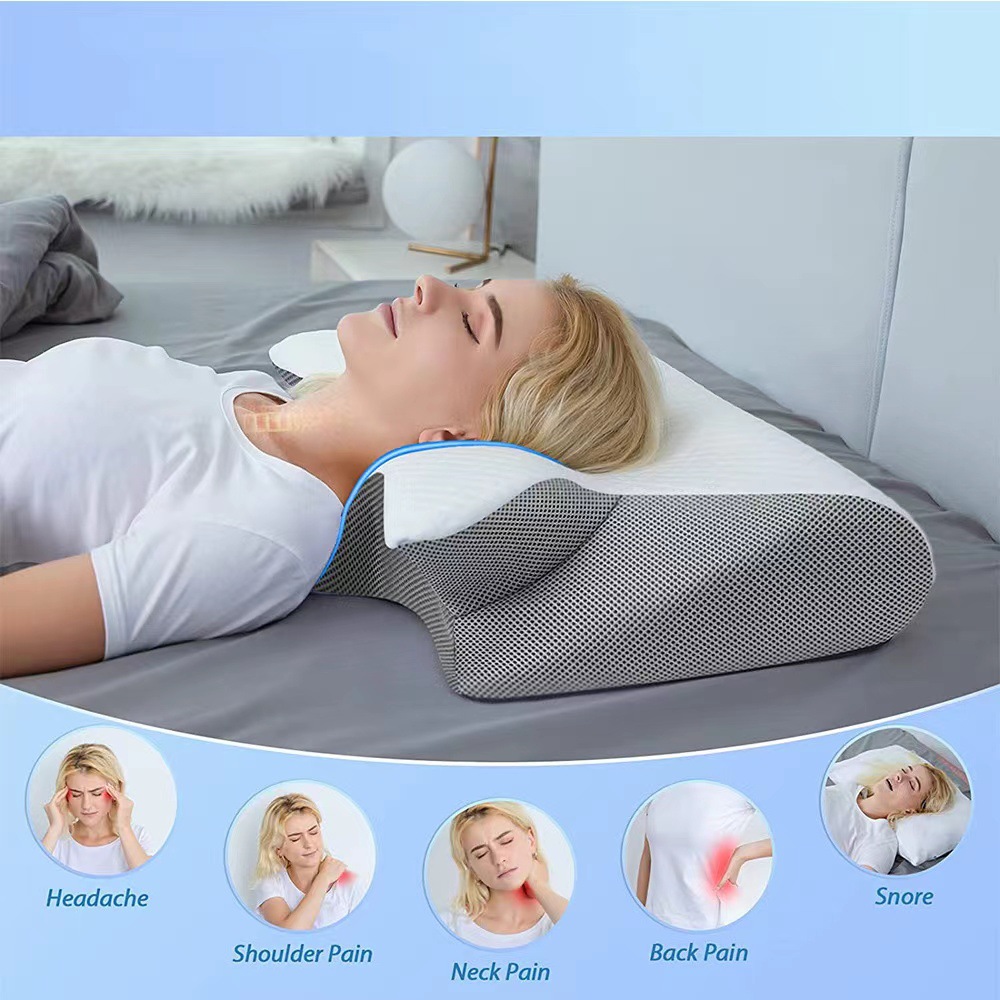 Butterfly shaped orthopedic memory foam pillow - Image 4
