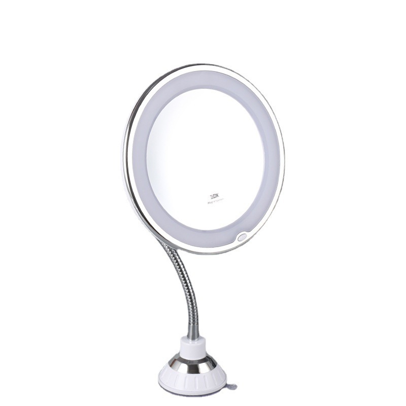 LED light flexible neck magnifying makeup mirror - Image 3
