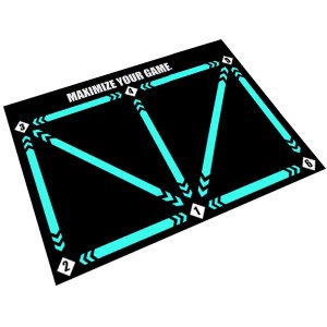 Children's football training floor mat