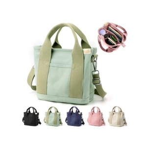 Mini canvas tote bag
