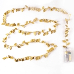 Golden leaves LED string lights