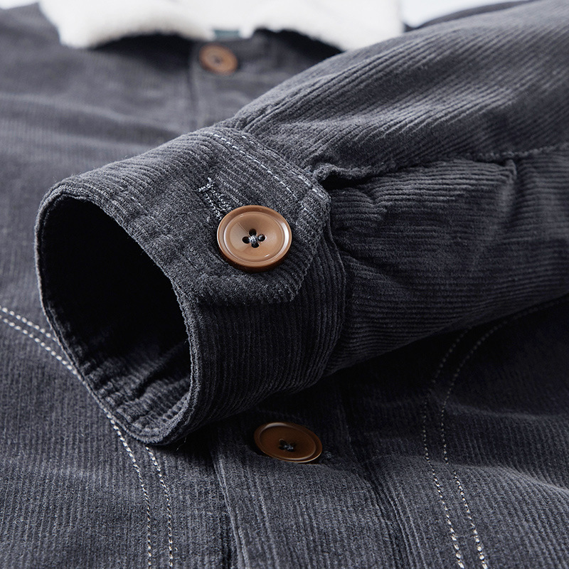 Warm corduroy men's outdoor jacket - Image 8