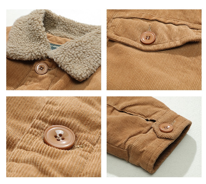 Warm corduroy men's outdoor jacket - Image 6