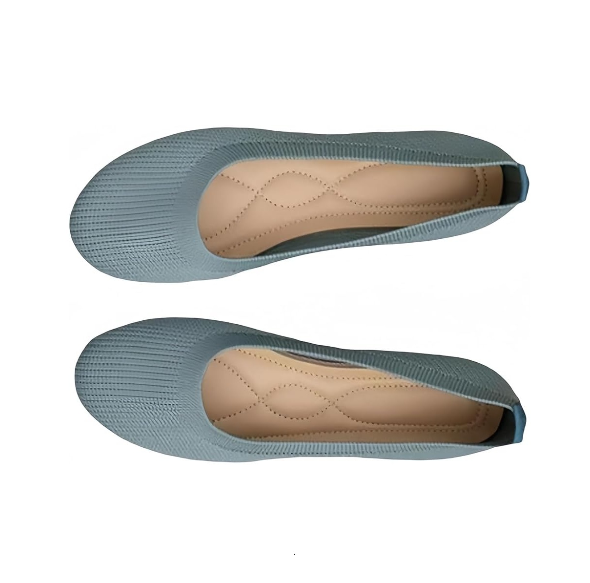 Women's casual knit ballet shoes - Image 2