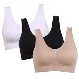 3-pack or 6-pack wireless seamless bra - Image 4